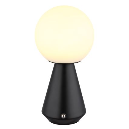 Globo - Dimmbare LED-Outdoor-Tischleuchte mit Touch-Funktion LED/1,5W/5V 3000/4500/6500K 1800 mAh IP41 schwarz