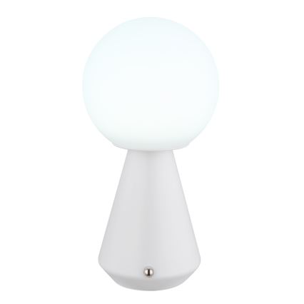 Globo - Dimmbare LED-Outdoor-Tischleuchte mit Touch-Funktion LED/1,5W/5V 3000/4500/6500K 1800 mAh IP41 weiß