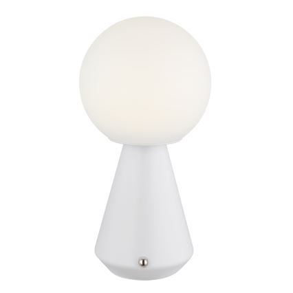 Globo - Dimmbare LED-Outdoor-Tischleuchte mit Touch-Funktion LED/1,5W/5V 3000/4500/6500K 1800 mAh IP41 weiß