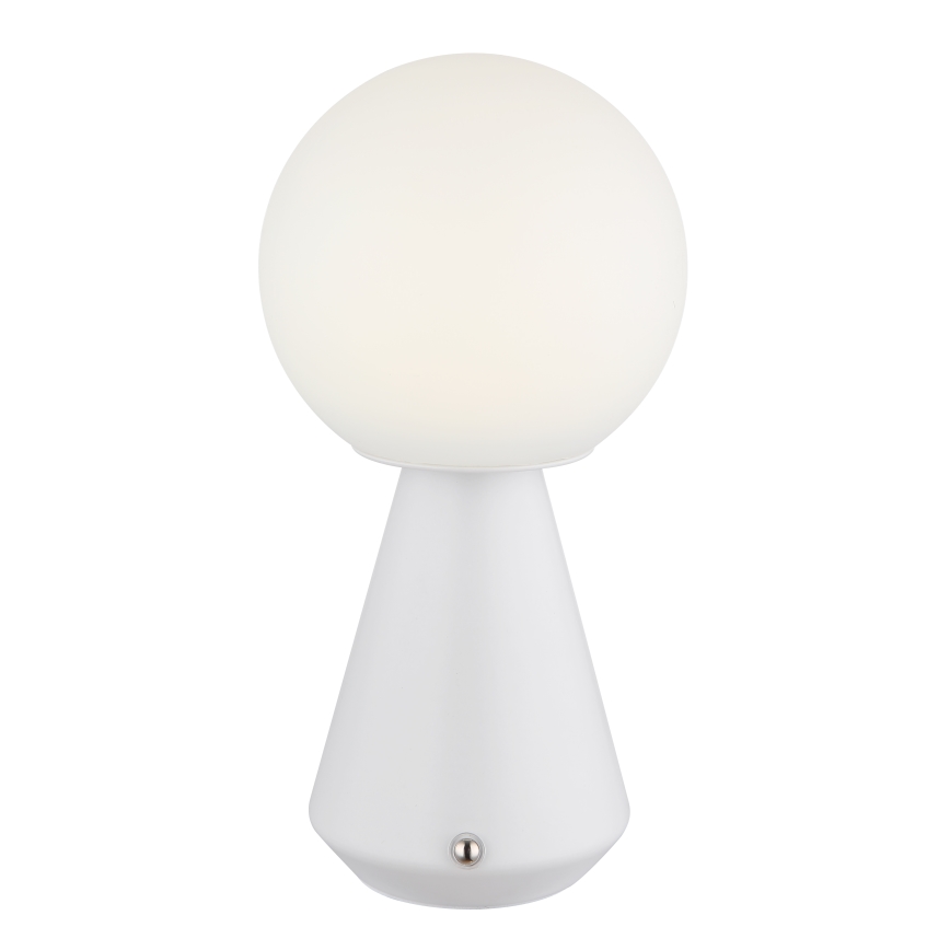 Globo - Dimmbare LED-Outdoor-Tischleuchte mit Touch-Funktion LED/1,5W/5V 3000/4500/6500K 1800 mAh IP41 weiß