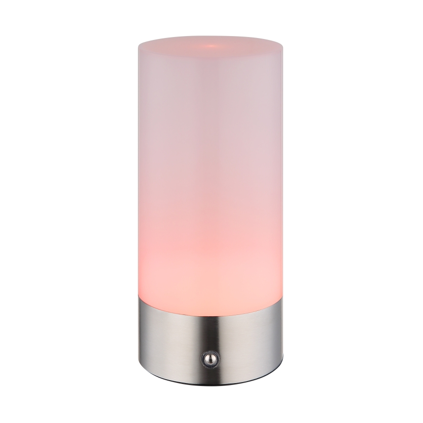 Globo - LED RGBW dimmbare Touch-Außen-Tischlampe LED/1,8W/5V 1500 mAh IP44 matt Chrom