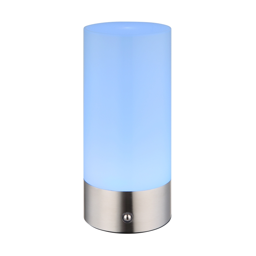 Globo - LED RGBW dimmbare Touch-Außen-Tischlampe LED/1,8W/5V 1500 mAh IP44 matt Chrom