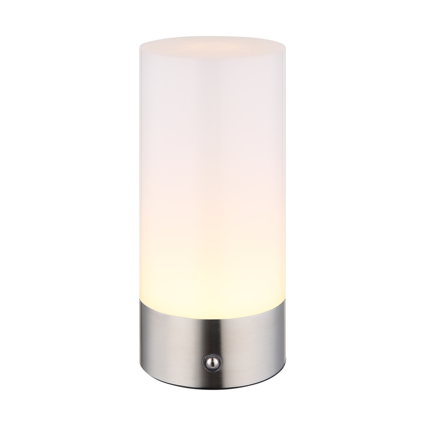 Globo - LED RGBW dimmbare Touch-Außen-Tischlampe LED/1,8W/5V 1500 mAh IP44 matt Chrom