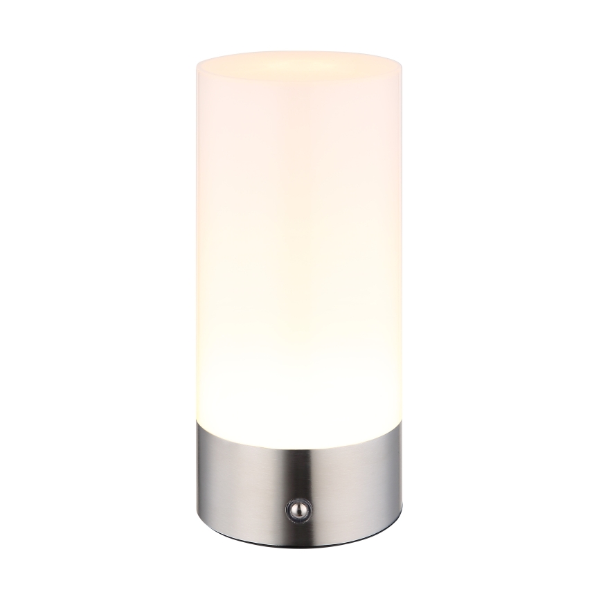 Globo - LED RGBW dimmbare Touch-Außen-Tischlampe LED/1,8W/5V 1500 mAh IP44 matt Chrom