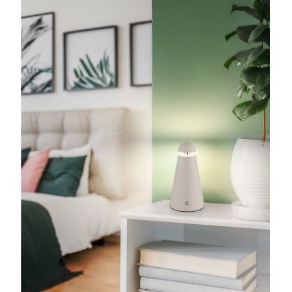 Globo - dimmbare LED-Tischlampe mit Touch-Bedienung, wiederaufladbar LED/1,2W/5V 1200 mAh