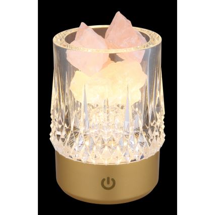 Globo - Dimmbare LED-Tischleuchte mit Touch-Funktion LED/1W/5V 3000K 1200 mAh golden