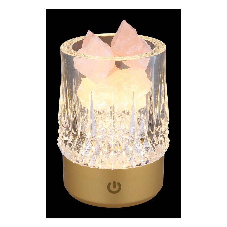 Globo - Dimmbare LED-Tischleuchte mit Touch-Funktion LED/1W/5V 3000K 1200 mAh golden