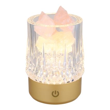 Globo - Dimmbare LED-Tischleuchte mit Touch-Funktion LED/1W/5V 3000K 1200 mAh golden