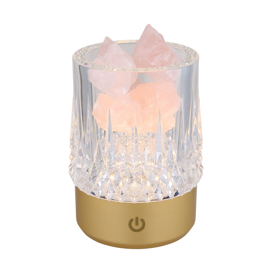 Globo - Dimmbare LED-Tischleuchte mit Touch-Funktion LED/1W/5V 3000K 1200 mAh golden