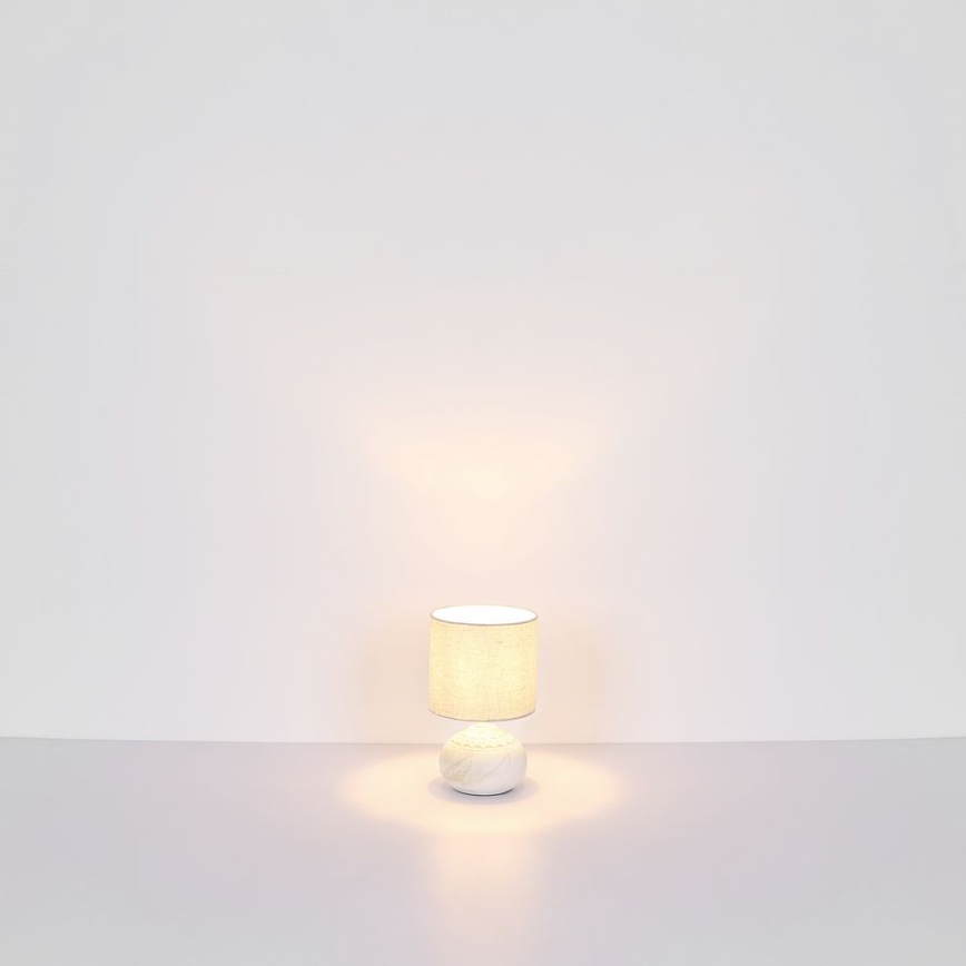 Globo - Tischlampe 1xE14/40W/230V beige/Keramik