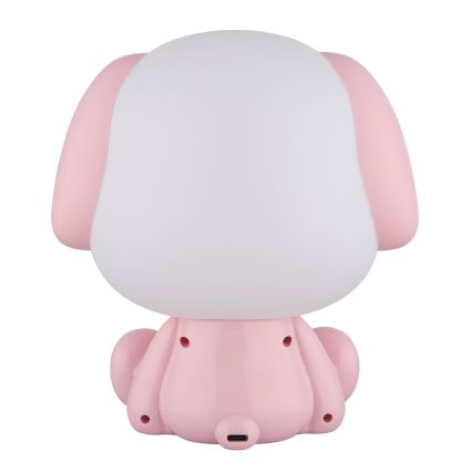 Globo - Kleine aufladbare LED-Kinder-Nachtleuchte mit Dimm-Funktion LED/1W/5V 500 mAh rosa