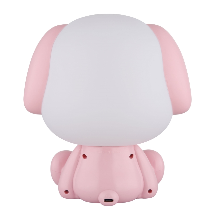Globo - Kleine aufladbare LED-Kinder-Nachtleuchte mit Dimm-Funktion LED/1W/5V 500 mAh rosa