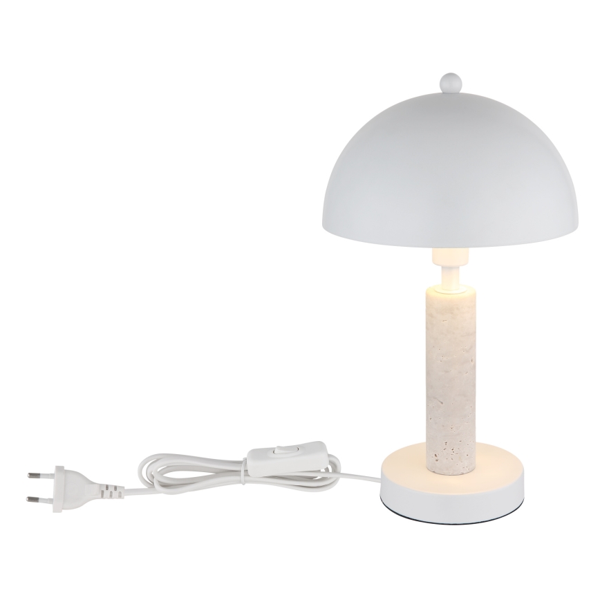 Globo - Tischlampe 1xE14/40W/230V weiß