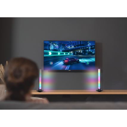 Globo RGB- SET 2x Dimmbare LED-RGB-Tischleuchte 2-in-1 LED/2W/5V USB Wi-Fi Tuya