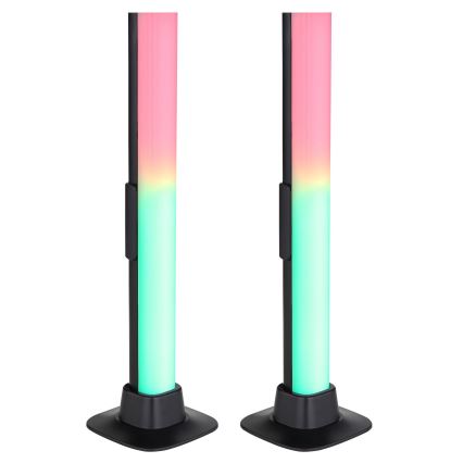 Globo RGB- SET 2x Dimmbare LED-RGB-Tischleuchte 2-in-1 LED/2W/5V USB Wi-Fi Tuya