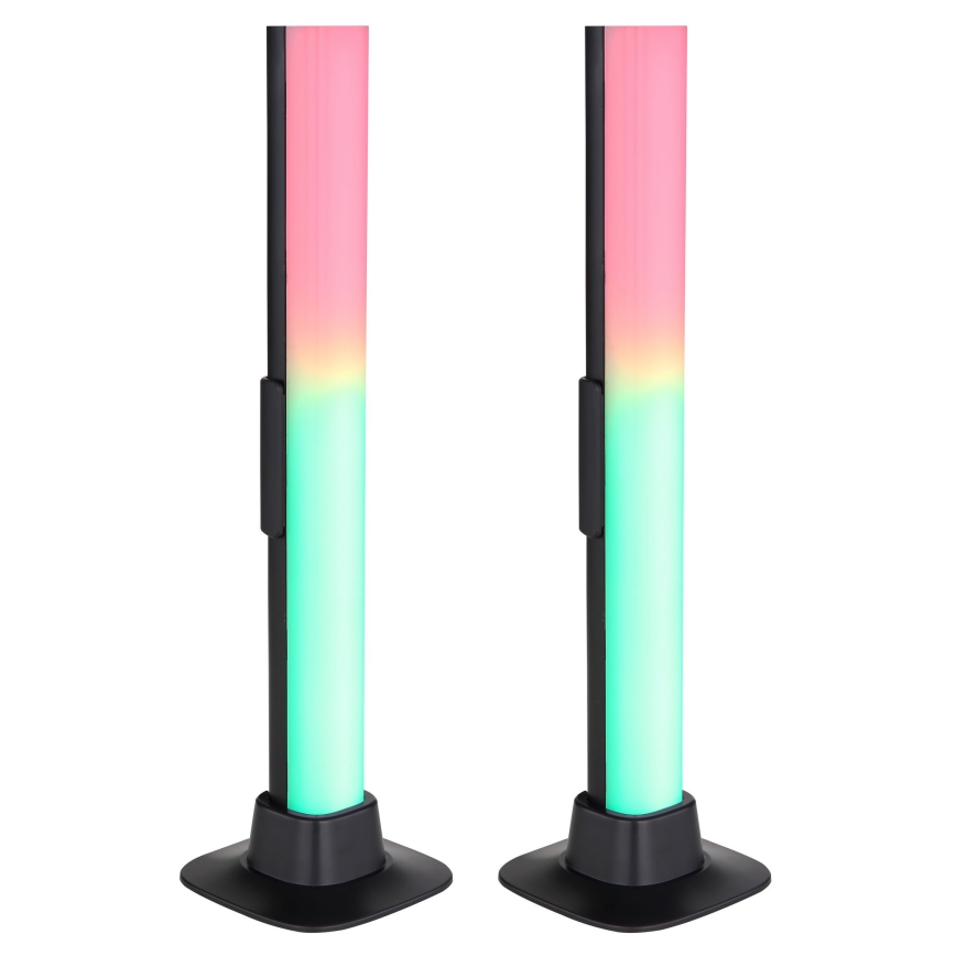 Globo RGB- SET 2x Dimmbare LED-RGB-Tischleuchte 2-in-1 LED/2W/5V USB Wi-Fi Tuya