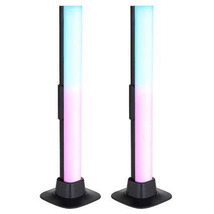 Globo RGB- SET 2x Dimmbare LED-RGB-Tischleuchte 2-in-1 LED/2W/5V USB Wi-Fi Tuya