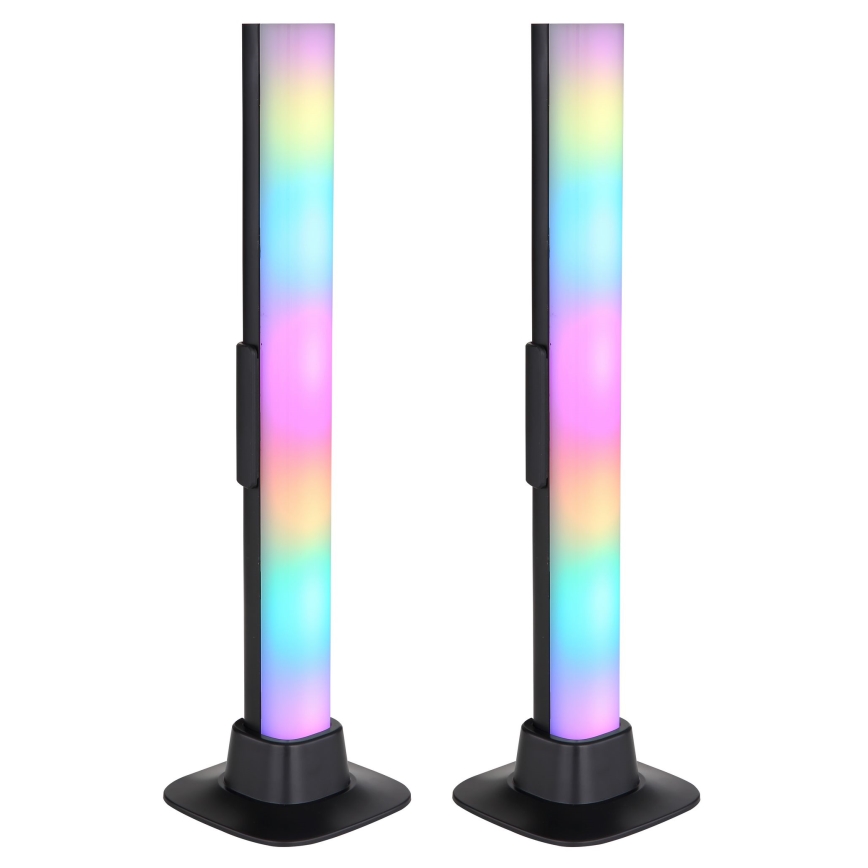 Globo RGB- SET 2x Dimmbare LED-RGB-Tischleuchte 2-in-1 LED/2W/5V USB Wi-Fi Tuya