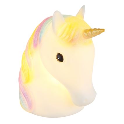 Globo - Kleine LED-Nachtleuchte für Kinder LED/1W/230/4,5V 3xAA Einhorn
