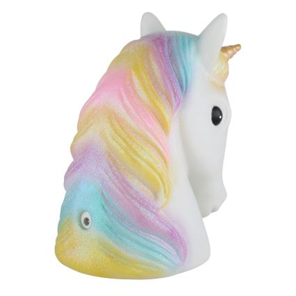 Globo - Kleine LED-Nachtleuchte für Kinder LED/1W/230/4,5V 3xAA Einhorn
