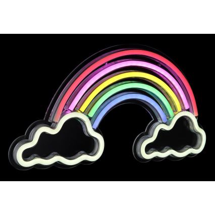 Globo - LED Neon-Wanddekoration LED/3W/USB Regenbogen