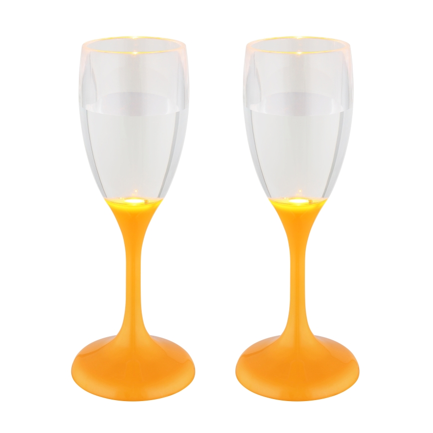 Globo - SET 2x LED-Cup LED/0,06W/2xCR2032