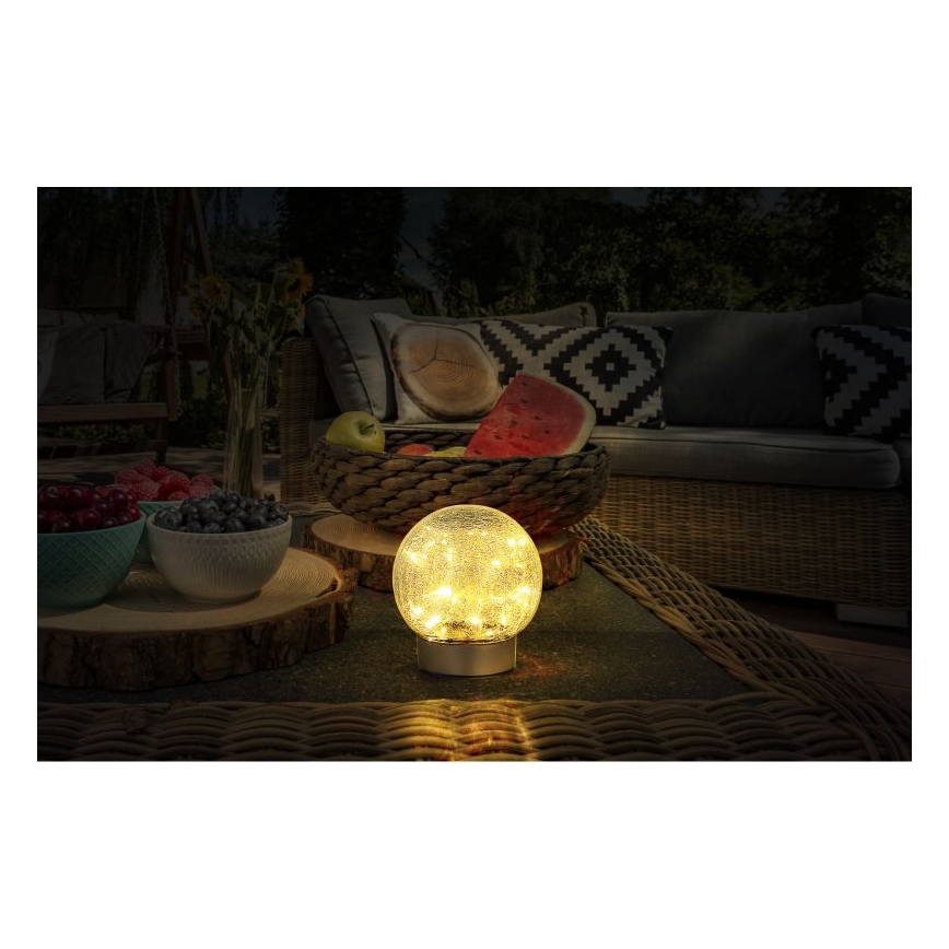 Globo - Dekorative aufladbare LED-Tischleuchte 25xLED/0,06W/5V 600 mAh IP44