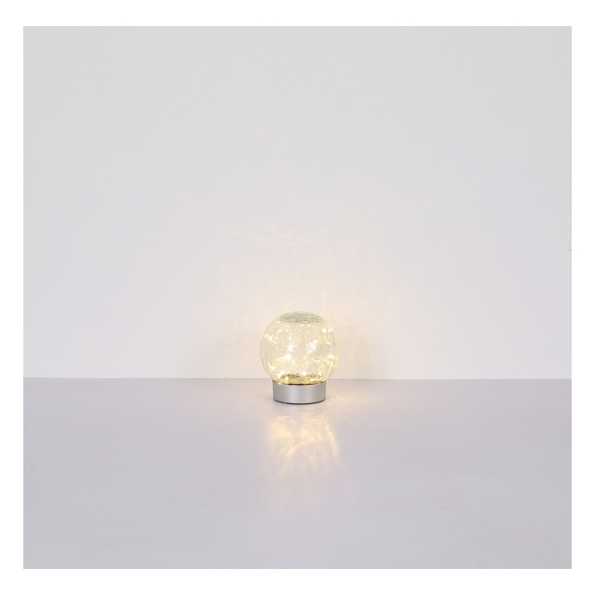 Globo - Dekorative aufladbare LED-Tischleuchte 25xLED/0,06W/5V 600 mAh IP44