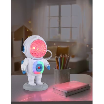 Globo - LED RGB Tischleuchte LED/6W/5V Astronaut weiß