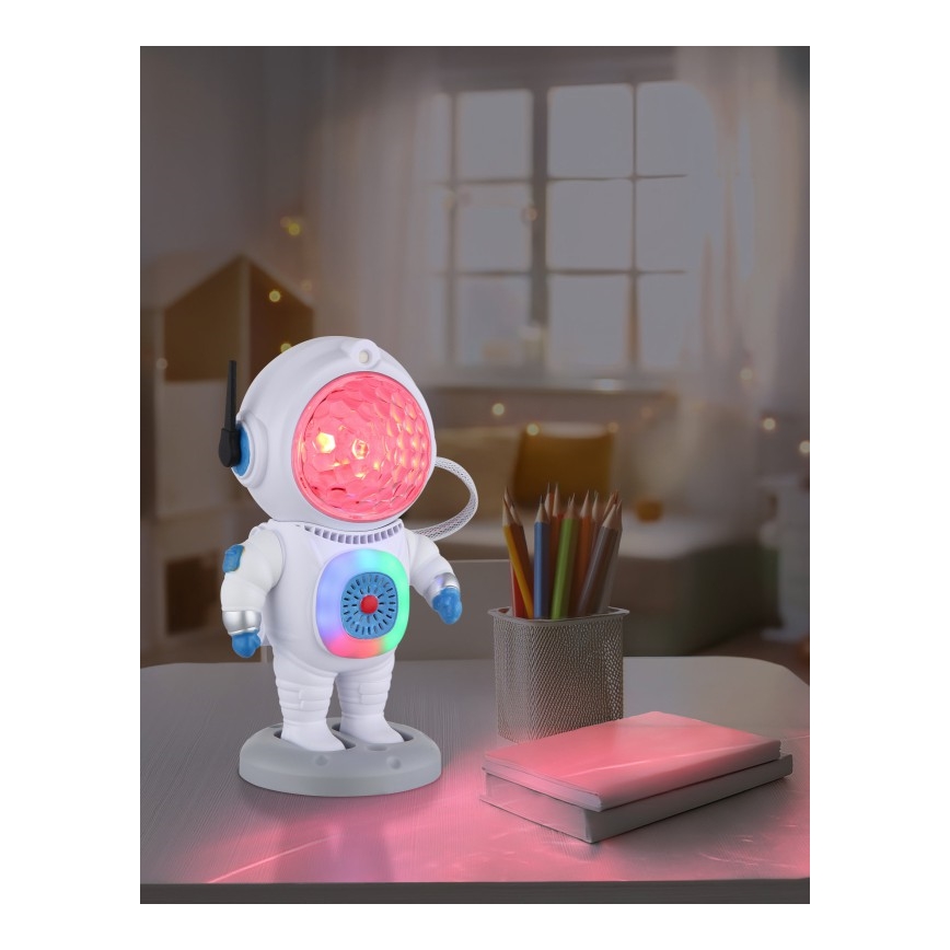 Globo - LED RGB Tischleuchte LED/6W/5V Astronaut weiß