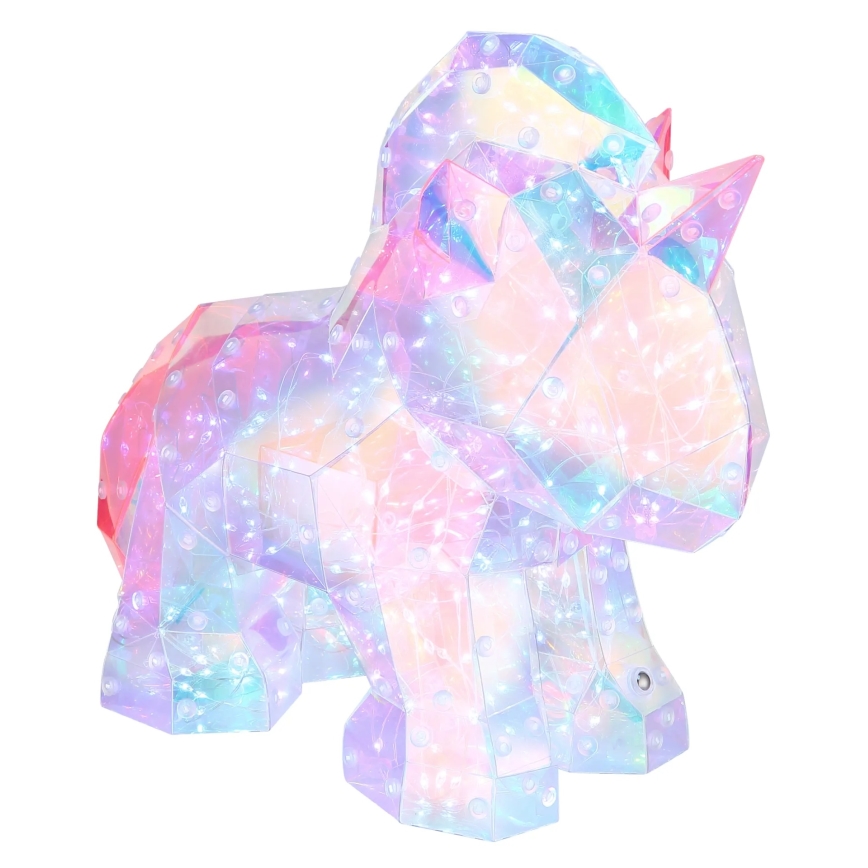 Globo - LED-dimmbare, wiederaufladbare Tischdekoration LED/4W/5V 1800 mAh Einhorn