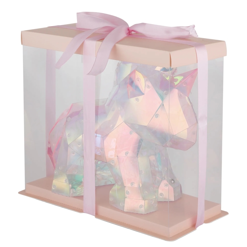 Globo - LED-dimmbare, wiederaufladbare Tischdekoration LED/4W/5V 1800 mAh Einhorn