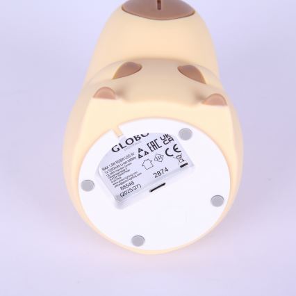 Globo - LED RGBW dimmbares wiederaufladbares Kinder-Nachtlicht LED/1,5W/5V 1200 mAh Capybara