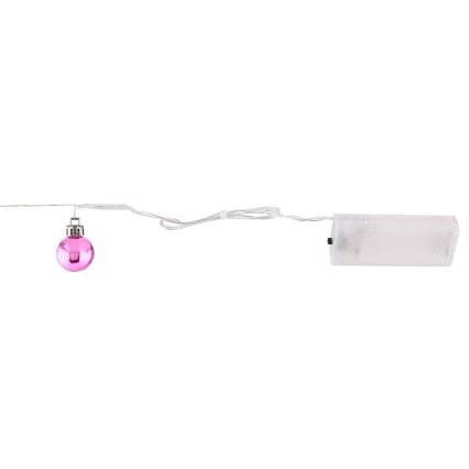 Globo - LED Lichterkette 20xLED/2xAA 2,2m warmweiß