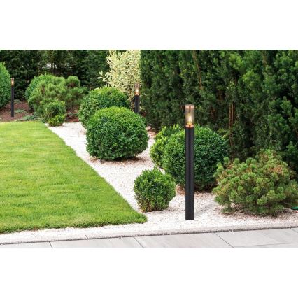 Globo - Außenleuchte 1xE27/23W/230V IP44 110 cm schwarz/kupfern