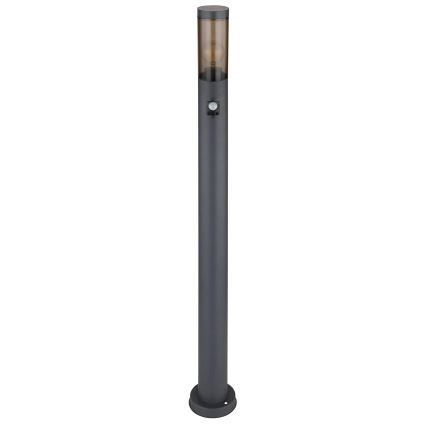 Globo - Auβenleuchte mit Sensor 1xE27/15W/230V IP44 110 cm schwarz