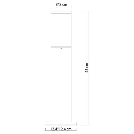 Globo - Außenlampe 1xE27/15W/230V 45 cm IP44