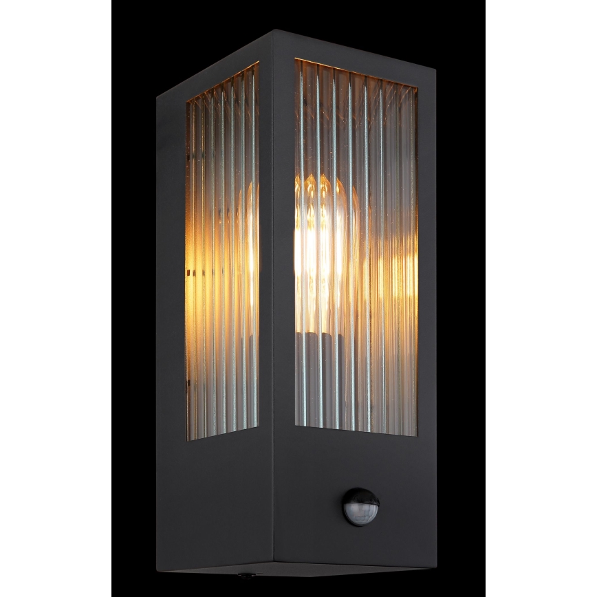 Globo Wandleuchte mit Sensor 1xE27/60W/230V IP44