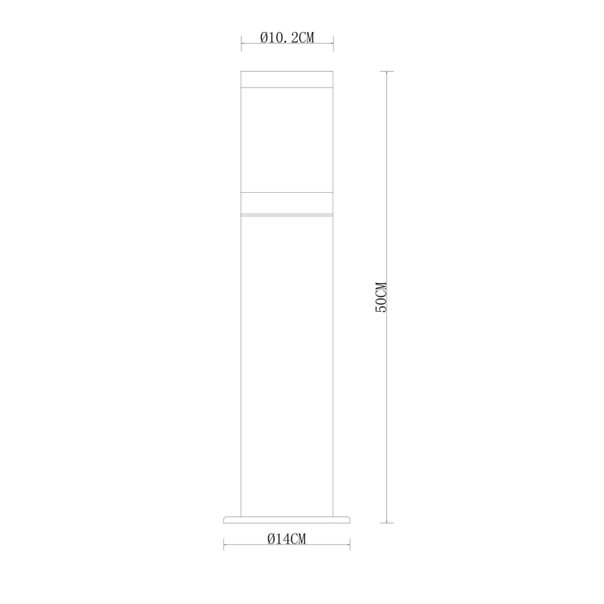 Globo - Außenleuchte 1xE27/60W/230V 50 cm IP44