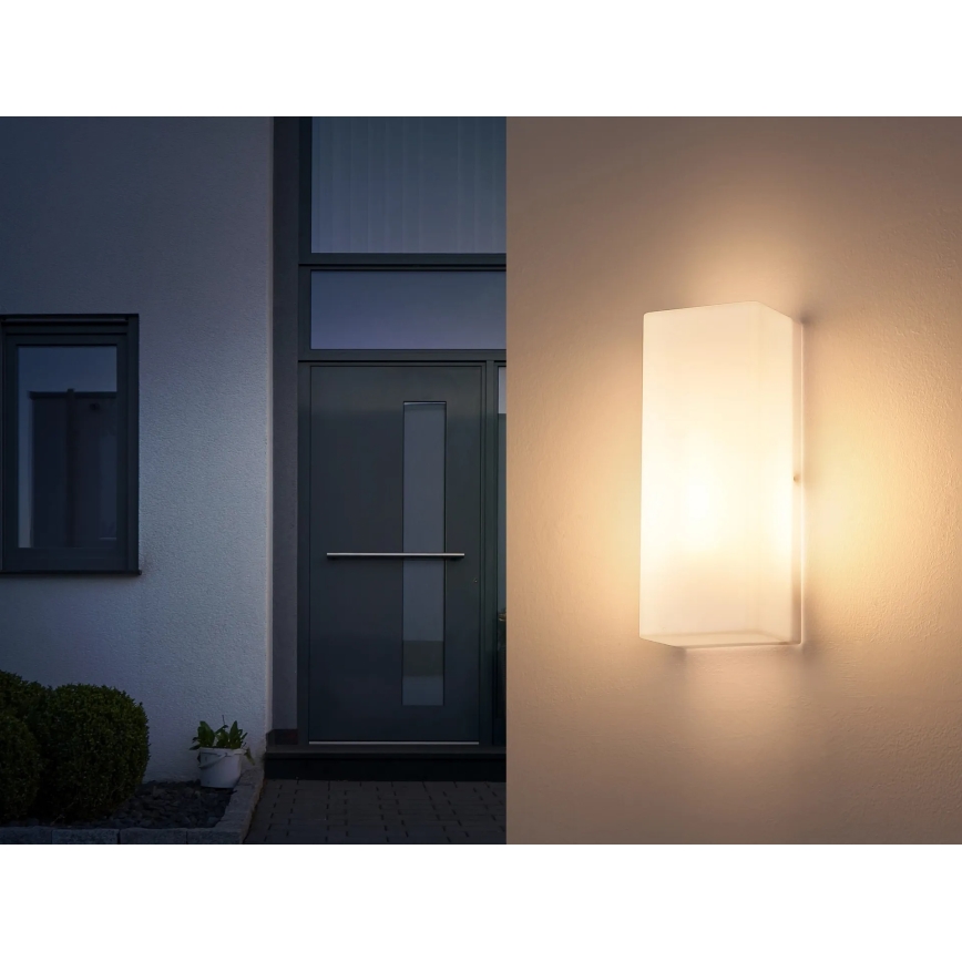 Globo - Außenwandleuchte 1xE27/15W/230V IP44 weiß