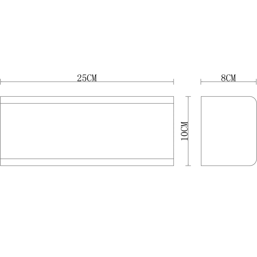 Globo - Außenwandleuchte 1xE27/15W/230V IP44 weiß