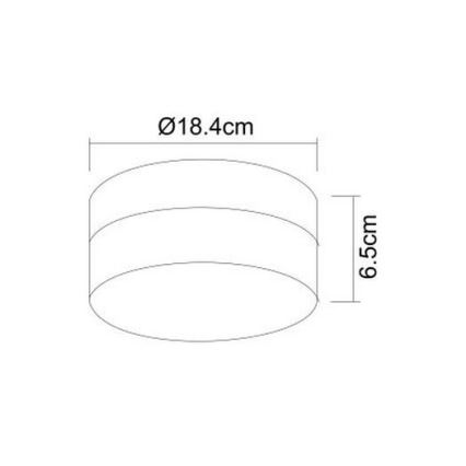 Globo - Badezimmerleuchte 1xE27/60W/230V d 18,4 cm IP44