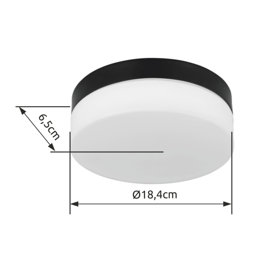Globo - Badezimmerleuchte 1xE27/60W/230V d 18,4 cm IP44