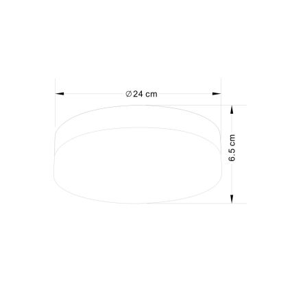 Globo - Badezimmerleuchte 2xE27/40W/230V d 24 cm IP44