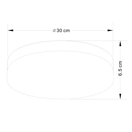 Globo - Badezimmerleuchte 3xE27/40W/230V d 30 cm IP44