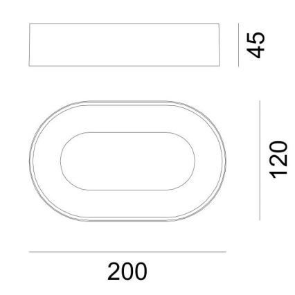 Globo - LED Auβen-Wandbeleuchtung LED/12W/230V IP65