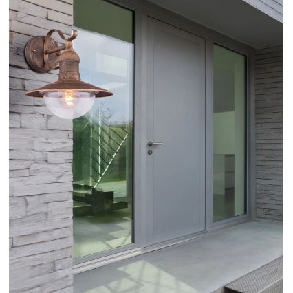 Globo - Außenwandleuchte 1xE27/23W/230V IP44