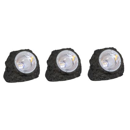 Globo - SET 3x LED-Solarleuchte LED/1,2V IP44 600 mAh