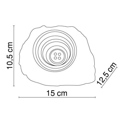 Globo - Dekorative LED-Solarleuchte 4xLED/0,06W/1,2V IP44 200 mAh