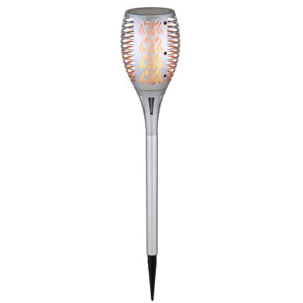 Globo - LED-Solarleuchte LED/3,6W/3V 1800K IP44 glänzendes Chrom